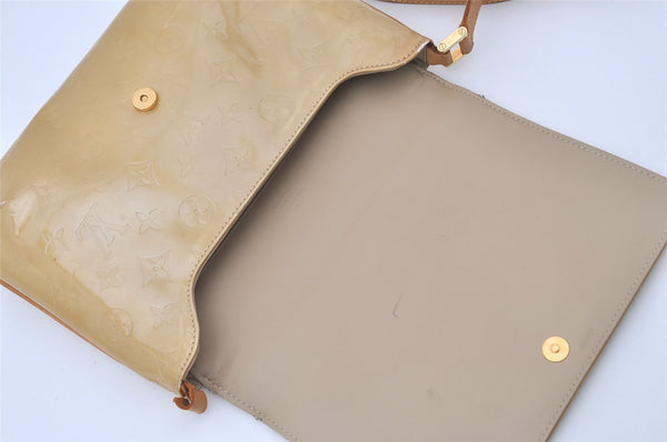 Auth Louis Vuitton Vernis Thompson Street Shoulder Bag Yellow M91008 Junk 0763J