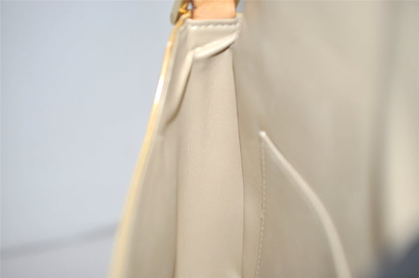 Auth Louis Vuitton Vernis Thompson Street Shoulder Bag Yellow M91008 Junk 0763J