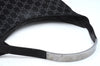Authentic GUCCI Shoulder Bag GG Suede Leather 0013297 Black Junk 0764J