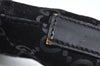 Authentic GUCCI Shoulder Bag GG Suede Leather 0013297 Black Junk 0764J