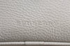 Authentic BURBERRY Vintage Leather Shoulder Cross Body Bag Purse White 0764K