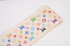 Authentic Louis Vuitton Monogram Multicolor Bandeau Scarf White M71991 LV 0765I