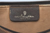 Authentic GUCCI Web Sherry Line Shoulder Cross Bag GG PVC Leather Brown 0765J