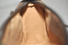 Authentic GUCCI Web Sherry Line Shoulder Cross Bag GG PVC Leather Brown 0765J