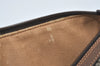 Authentic GUCCI Web Sherry Line Shoulder Cross Bag GG PVC Leather Brown 0765J