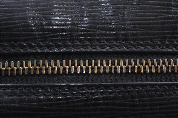 Auth Louis Vuitton Epi Trocadero 24 Shoulder Cross Bag M52312 Black Junk 0766K