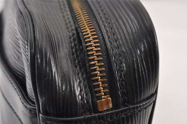 Auth Louis Vuitton Epi Trocadero 24 Shoulder Cross Bag M52312 Black Junk 0766K