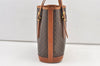 Authentic CELINE Macadam Blason Shoulder Hand Bag Purse PVC Leather Brown 0767K