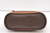 Authentic CELINE Macadam Blason Shoulder Hand Bag Purse PVC Leather Brown 0767K
