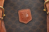 Authentic CELINE Macadam Blason Shoulder Hand Bag Purse PVC Leather Brown 0767K