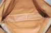 Authentic CELINE Macadam Blason Shoulder Hand Bag Purse PVC Leather Brown 0767K