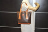 Authentic CELINE Macadam Blason Shoulder Hand Bag Purse PVC Leather Brown 0767K