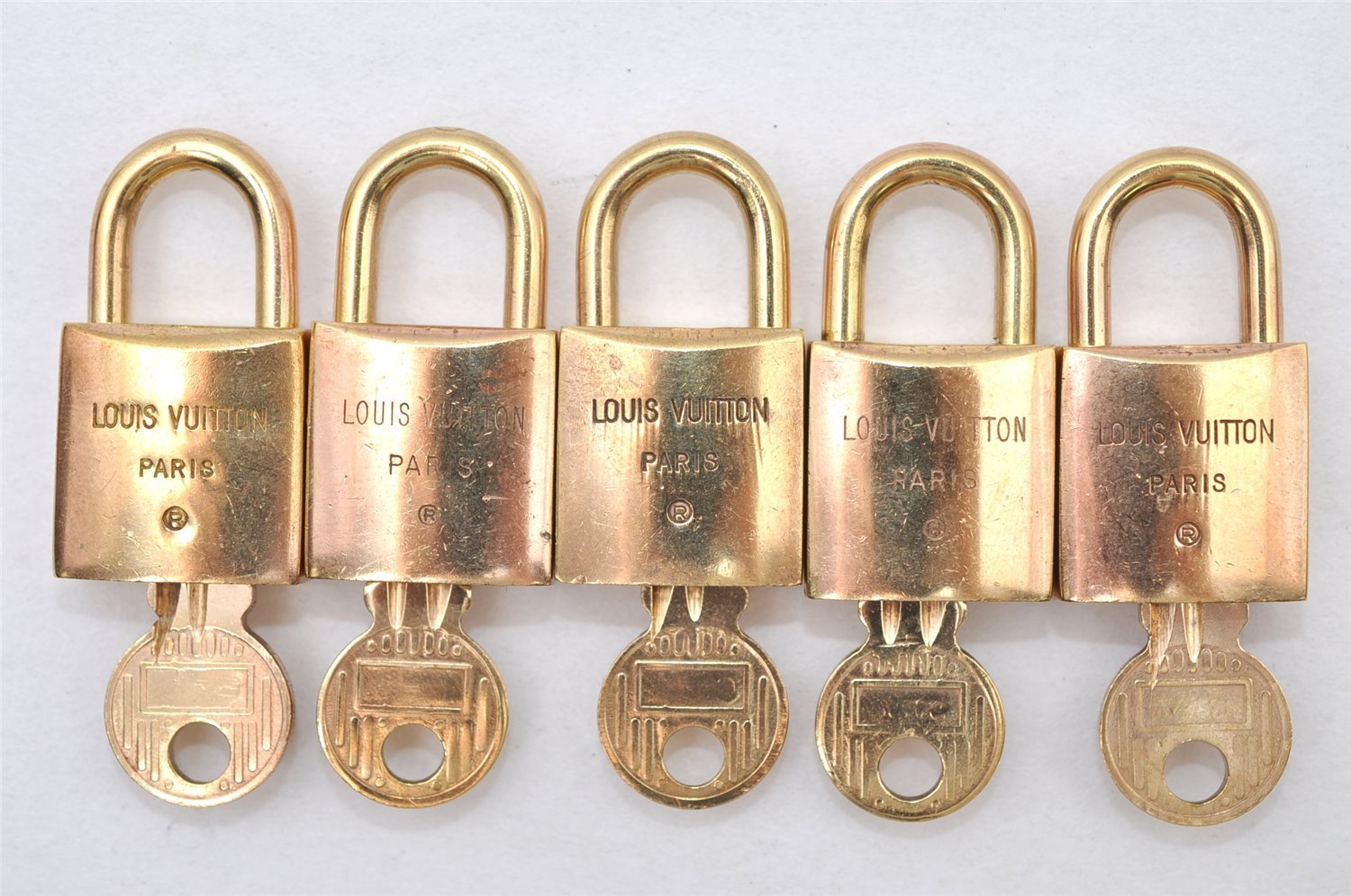 Authentic Louis Vuitton Padlock and Key 10Set Old Model LV 0767L