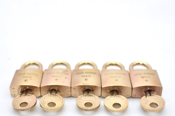 Authentic Louis Vuitton Padlock and Key 10Set Old Model LV 0767L