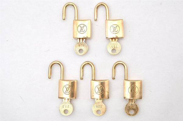 Authentic Louis Vuitton Padlock and Key 10Set Old Model LV 0767L