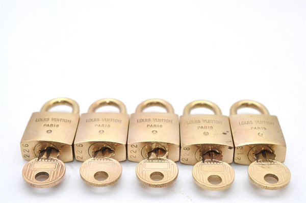 Authentic Louis Vuitton Padlock and Key 10Set Old Model LV 0767L