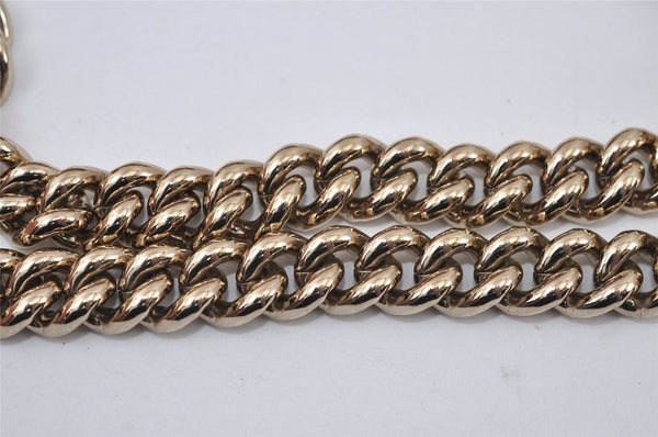 Authentic GUCCI SOHO Tassel Chain Shoulder Hand Bag GG Leather 308983 Pink 0768J