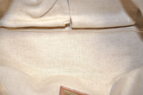 Authentic GUCCI SOHO Tassel Chain Shoulder Hand Bag GG Leather 308983 Pink 0768J