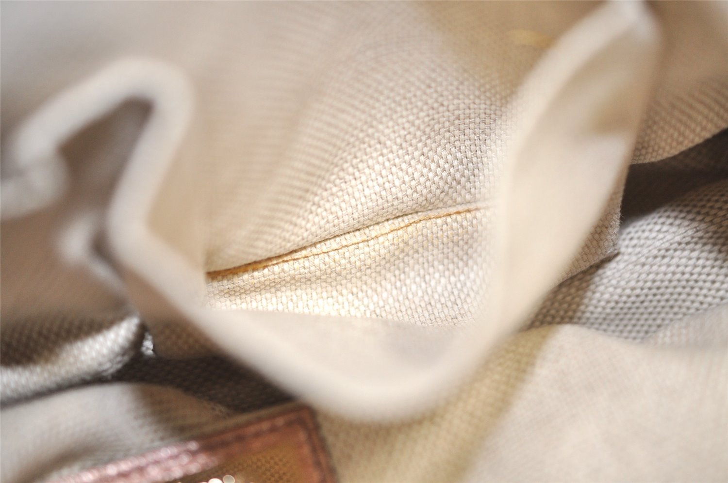 Authentic GUCCI SOHO Tassel Chain Shoulder Hand Bag GG Leather 308983 Pink 0768J