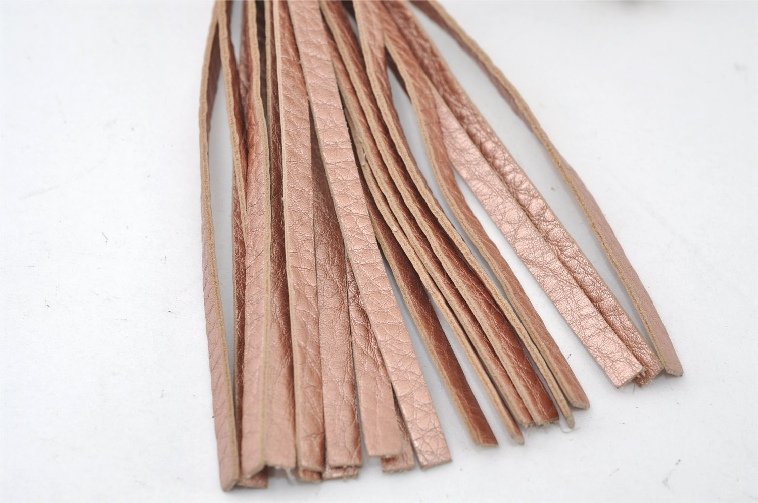 Authentic GUCCI SOHO Tassel Chain Shoulder Hand Bag GG Leather 308983 Pink 0768J