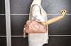 Authentic GUCCI SOHO Tassel Chain Shoulder Hand Bag GG Leather 308983 Pink 0768J