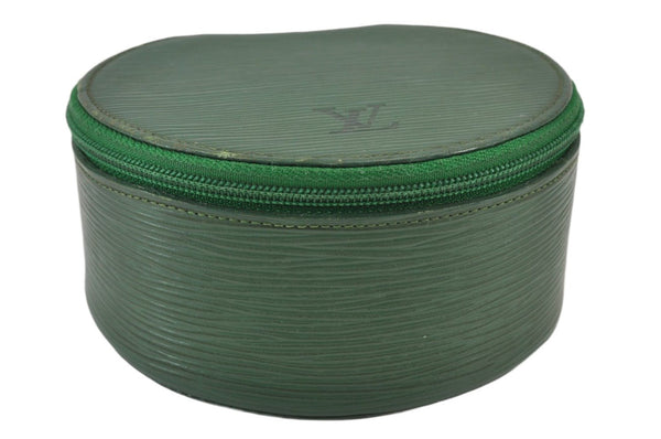 Authentic Louis Vuitton Epi Ecrin Bijoux 12 Jewelry Case Green M48204 LV 0770K