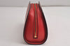 Authentic Louis Vuitton Epi Dauphine Cosmetic Pouch Red M48447 LV Junk 0771K