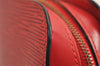Authentic Louis Vuitton Epi Dauphine Cosmetic Pouch Red M48447 LV Junk 0771K