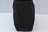 Authentic CHANEL New Travel Line Shoulder Tote Bag Nylon Leather Black 0772J