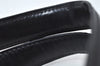 Authentic CHANEL New Travel Line Shoulder Tote Bag Nylon Leather Black 0772J