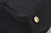 Authentic CHANEL New Travel Line Shoulder Tote Bag Nylon Leather Black 0772J