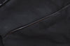 Authentic CHANEL New Travel Line Shoulder Tote Bag Nylon Leather Black 0772J