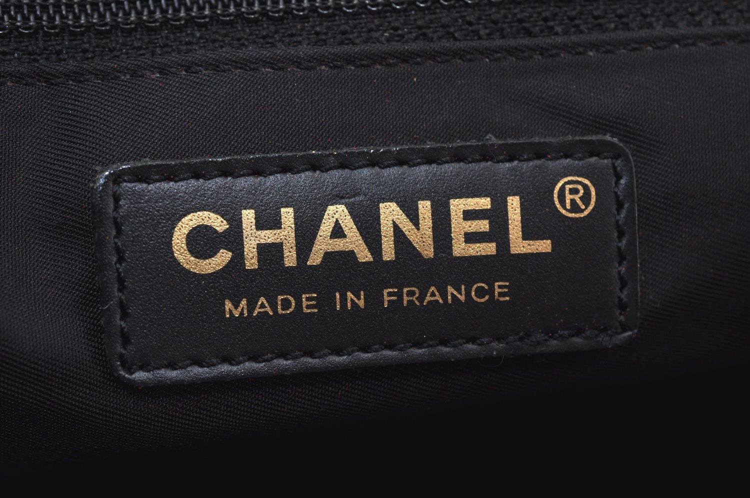 Authentic CHANEL New Travel Line Shoulder Tote Bag Nylon Leather Black 0772J