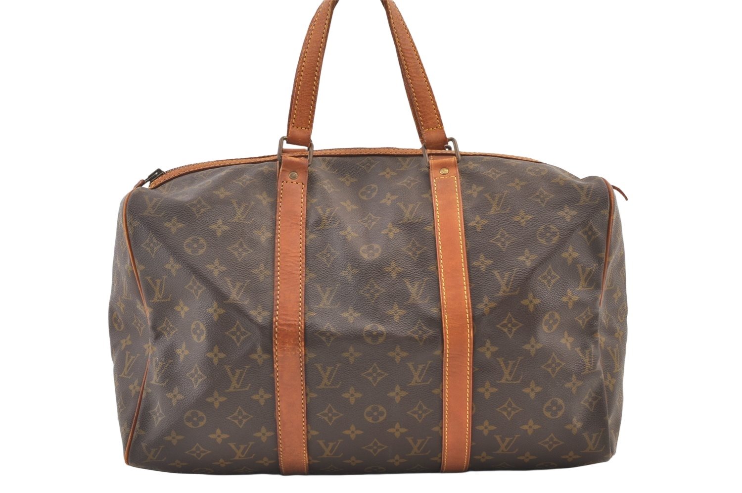 Authentic Louis Vuitton Monogram Sac Souple 45 Boston Bag Old Model Junk 0772K