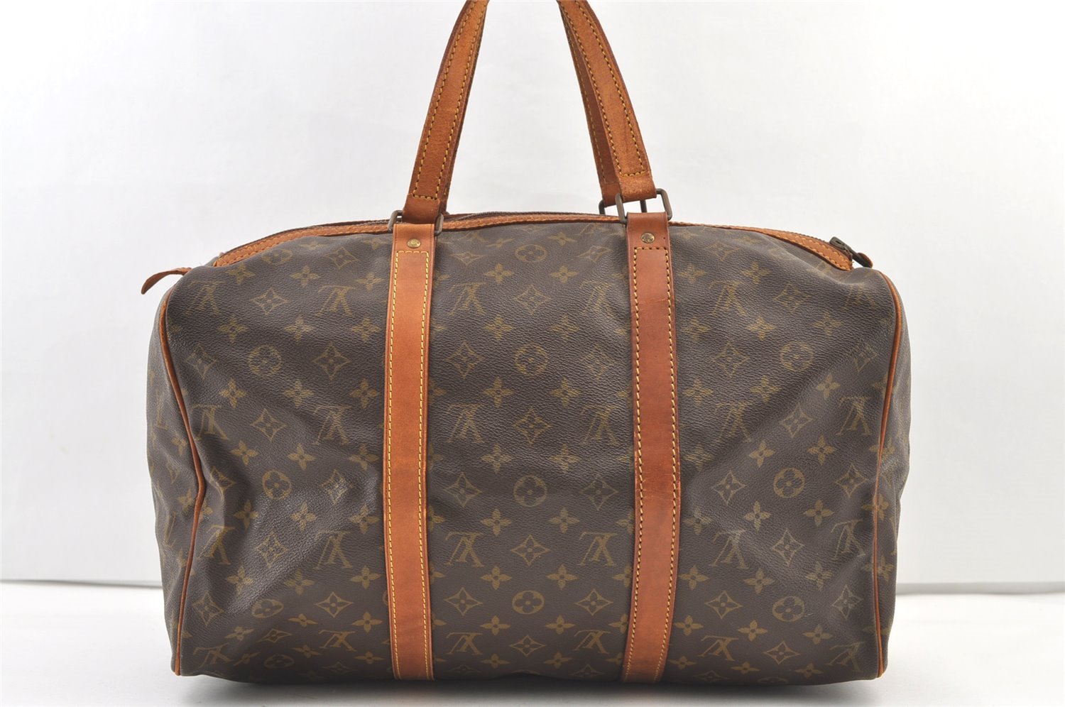 Authentic Louis Vuitton Monogram Sac Souple 45 Boston Bag Old Model Junk 0772K