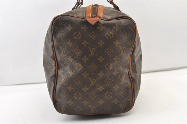 Authentic Louis Vuitton Monogram Sac Souple 45 Boston Bag Old Model Junk 0772K