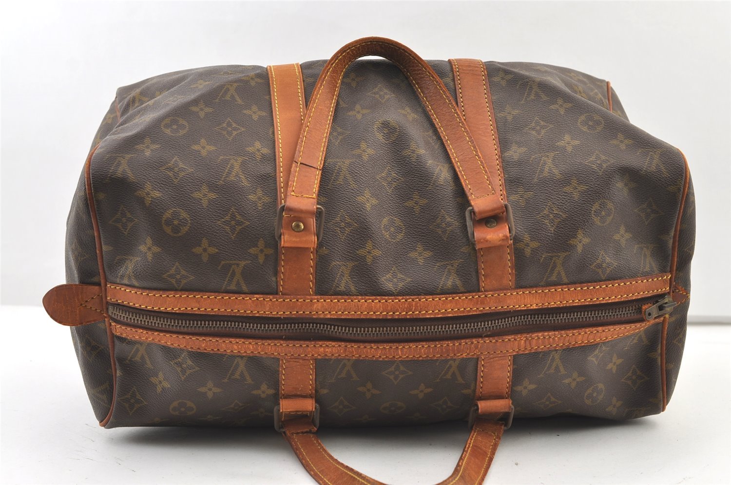 Authentic Louis Vuitton Monogram Sac Souple 45 Boston Bag Old Model Junk 0772K