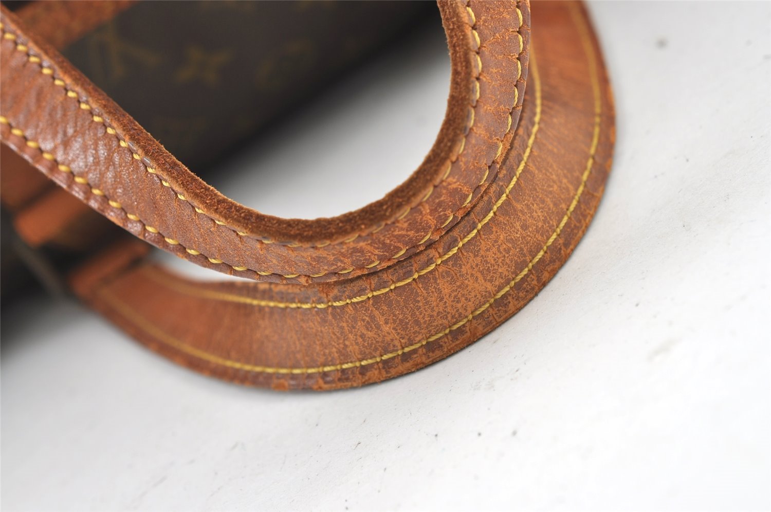 Authentic Louis Vuitton Monogram Sac Souple 45 Boston Bag Old Model Junk 0772K