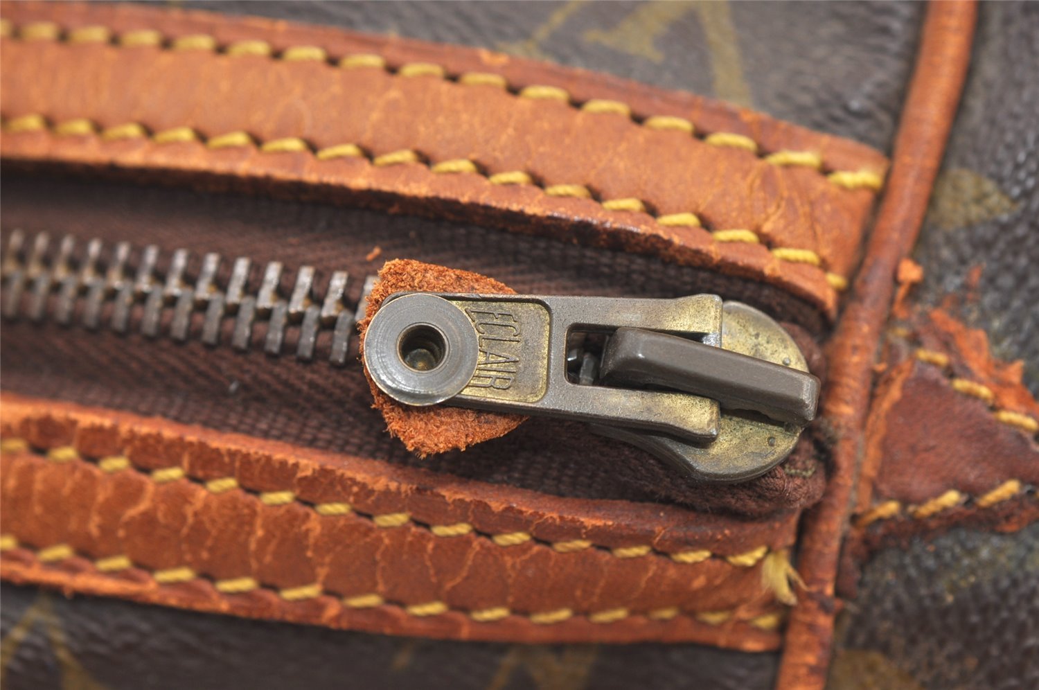 Authentic Louis Vuitton Monogram Sac Souple 45 Boston Bag Old Model Junk 0772K