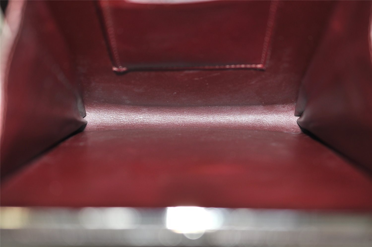 Authentic Louis Vuitton Damier Vernis Ange Hand Bag Purse M92105 Bordeaux 0773I