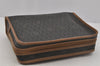 Authentic Christian Dior Honeycomb Clutch Hand Bag Purse PVC Black CD 0773J