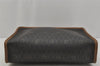 Authentic Christian Dior Honeycomb Clutch Hand Bag Purse PVC Black CD 0773J
