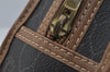 Authentic Christian Dior Honeycomb Clutch Hand Bag Purse PVC Black CD 0773J