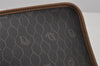 Authentic Christian Dior Honeycomb Clutch Hand Bag Purse PVC Black CD 0773J