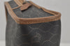 Authentic Christian Dior Honeycomb Clutch Hand Bag Purse PVC Black CD 0773J