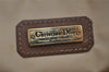 Authentic Christian Dior Honeycomb Clutch Hand Bag Purse PVC Black CD 0773J