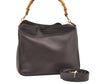 Authentic GUCCI Bamboo 2Way Shoulder Hand Bag Purse Leather Brown Junk 0773K