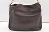 Authentic GUCCI Bamboo 2Way Shoulder Hand Bag Purse Leather Brown Junk 0773K