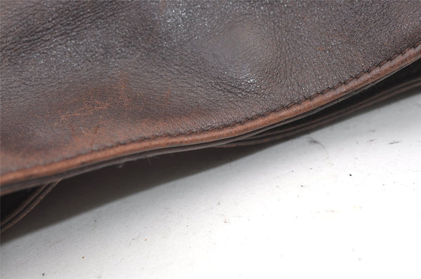 Authentic GUCCI Bamboo 2Way Shoulder Hand Bag Purse Leather Brown Junk 0773K