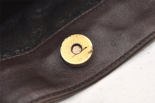 Authentic GUCCI Bamboo 2Way Shoulder Hand Bag Purse Leather Brown Junk 0773K